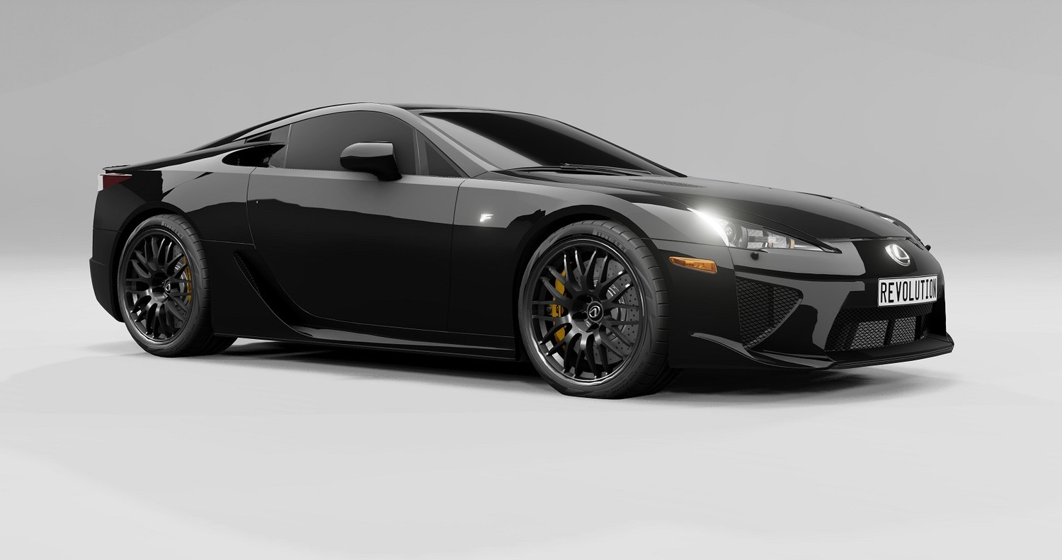 МОД Lexus LFA v2.1 Release (0.36.x) ДЛЯ BEAMNG.DRIVE
