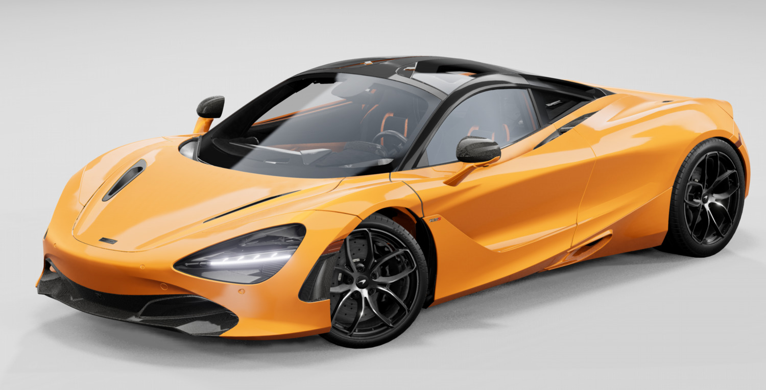 МОД McLaren 720S Fix + Christmas lights v1.01 (0.36.x) ДЛЯ BEAMNG.DRIVE
