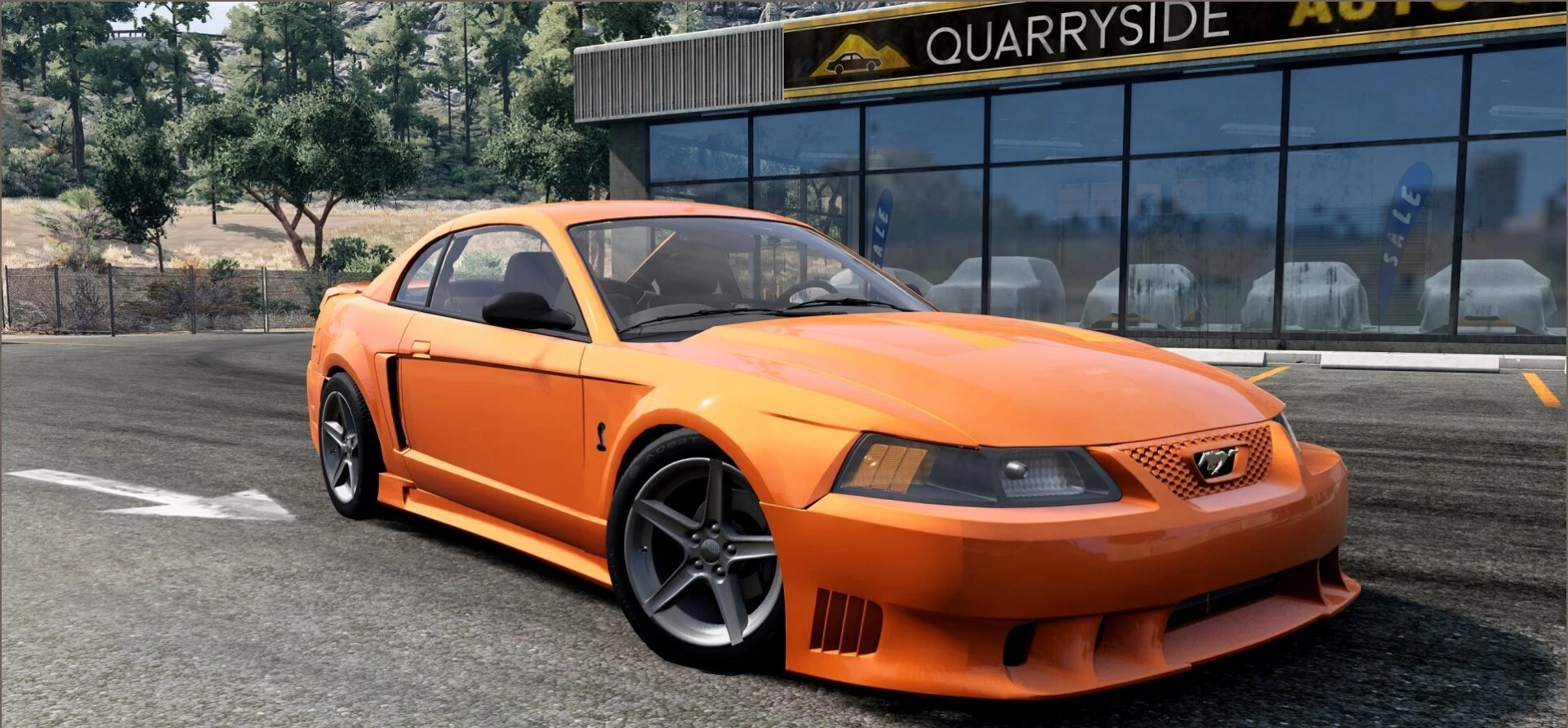 МОД Ford Mustang 1999-2004 v2.2 (0.36.x) ДЛЯ BEAMNG.DRIVE