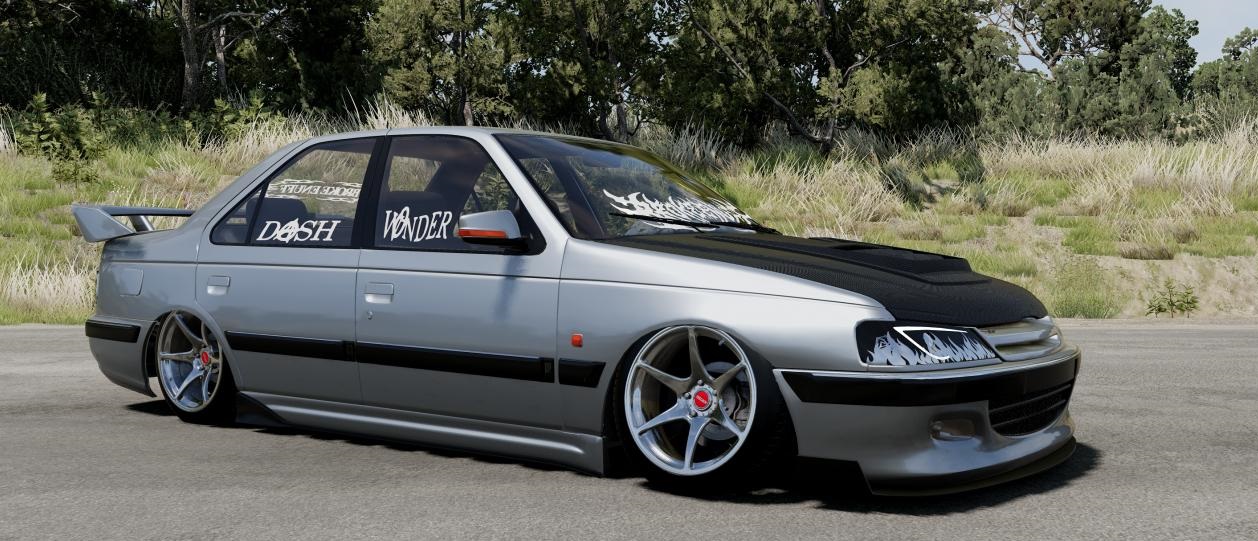 МОД Peugeot Pars/405 v1.1 (0.36.x) ДЛЯ BEAMNG.DRIVE