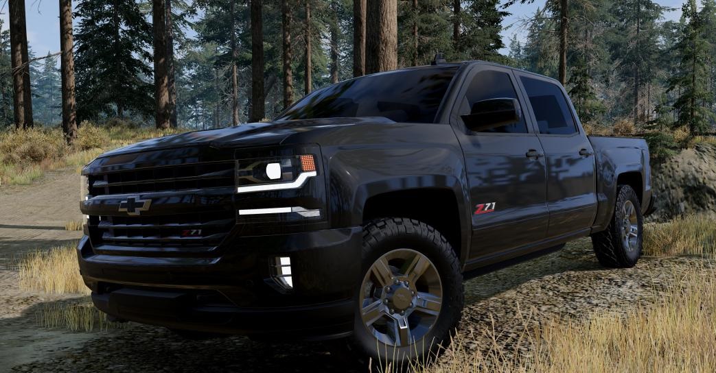 МОД Chevrolet Silverado (2016-2018) v1.0 (0.36.x) ДЛЯ BEAMNG.DRIVE