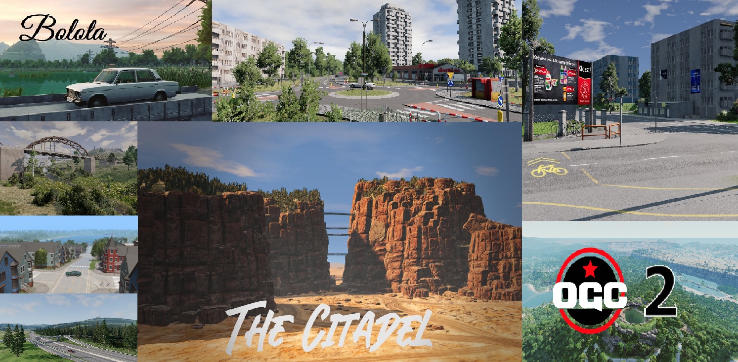 МОД Модпак - 12 лучших карт (0.36.x) ДЛЯ BEAMNG.DRIVE