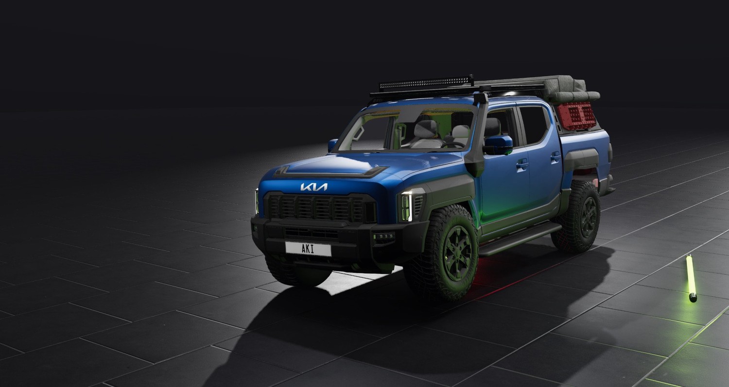 МОД 2025 Kia Tasman Double Cab (0.36.x) ДЛЯ BEAMNG.DRIVE