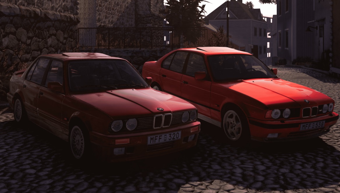 МОД BMW E30 Sedan v2.0 (0.36.x) ДЛЯ BEAMNG.DRIVE