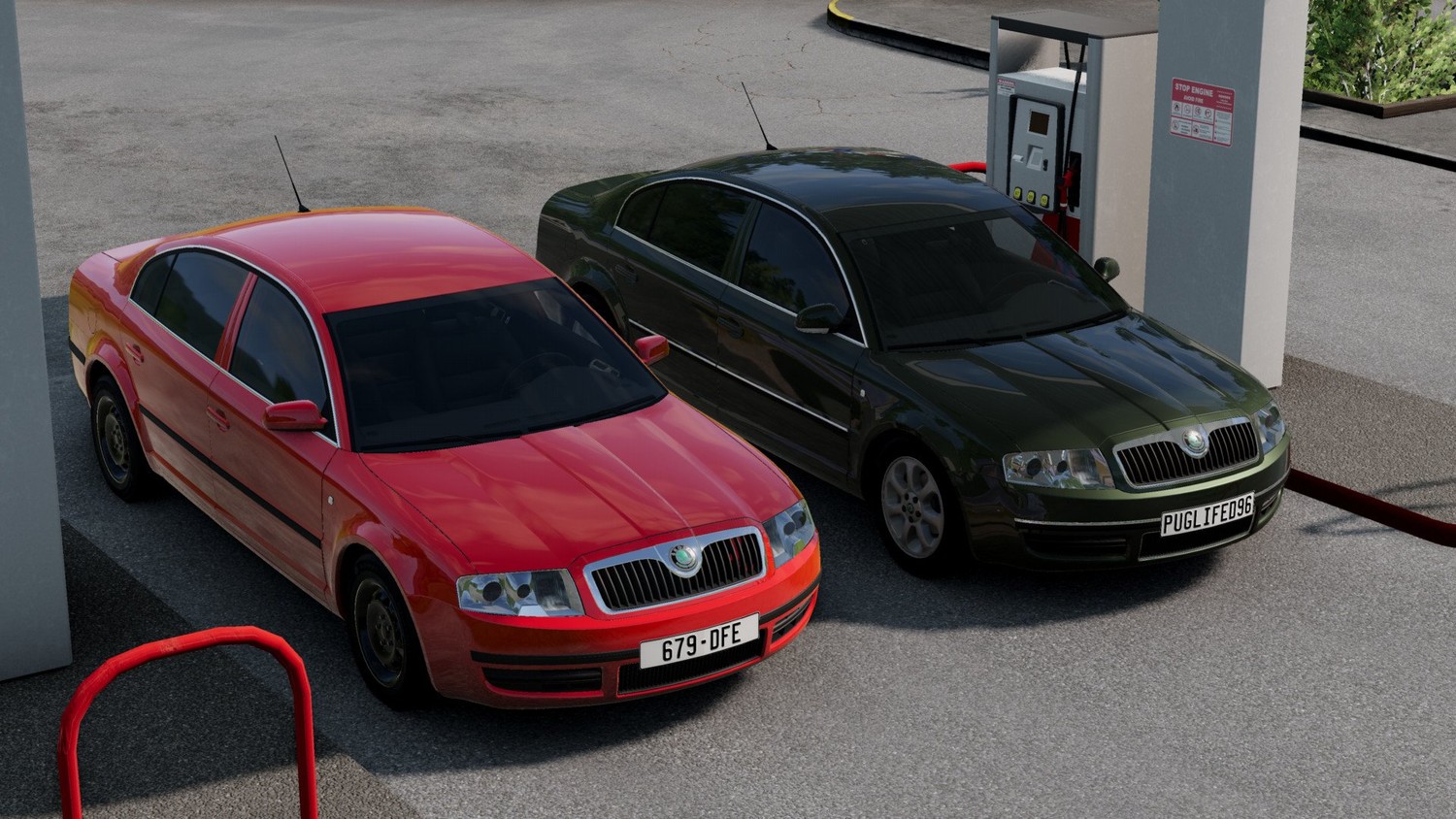 МОД Skoda Superb B5 v1.0 (0.36.x) ДЛЯ BEAMNG.DRIVE
