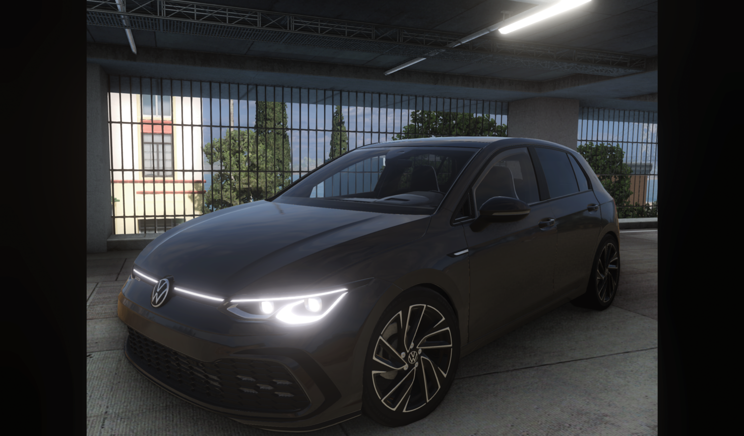 МОД Volkswagen Golf mk8 (0.36.x) ДЛЯ BEAMNG.DRIVE