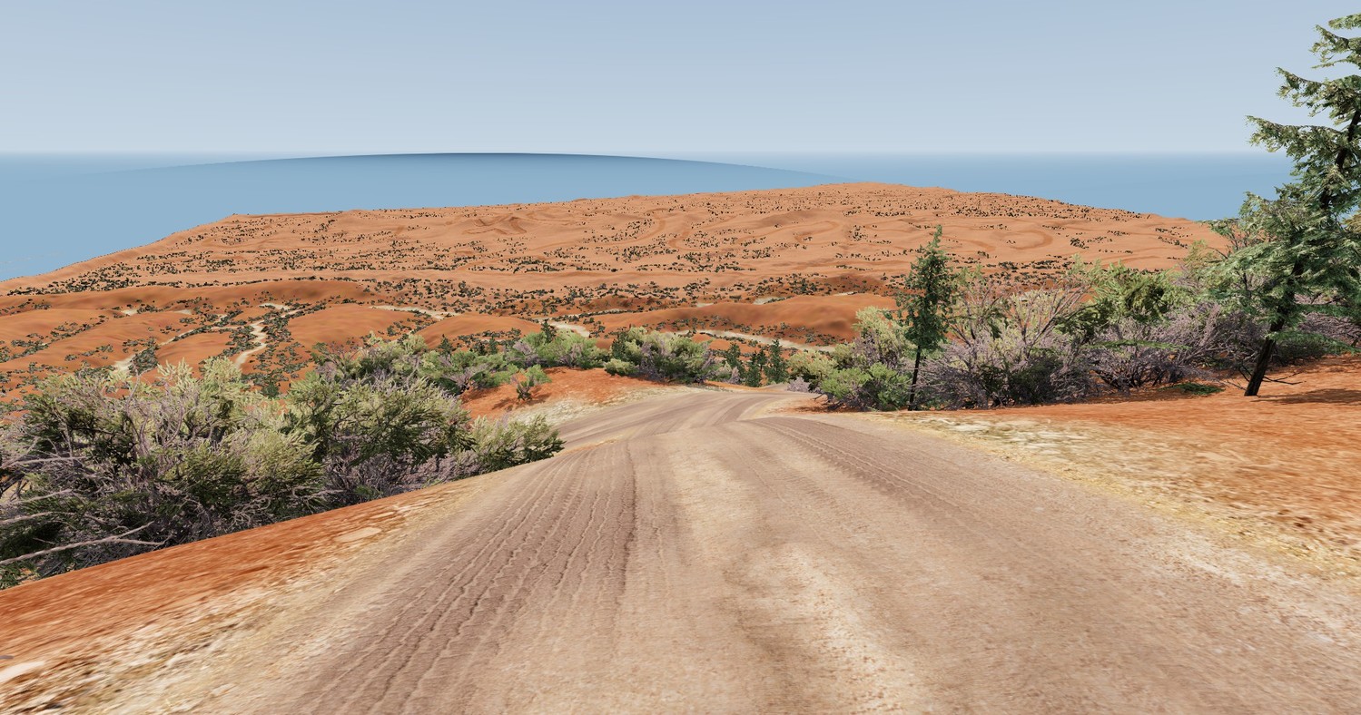 МОД Карта Coral Pink Sand Dunes v1.3.3 (0.36.x) ДЛЯ BEAMNG.DRIVE