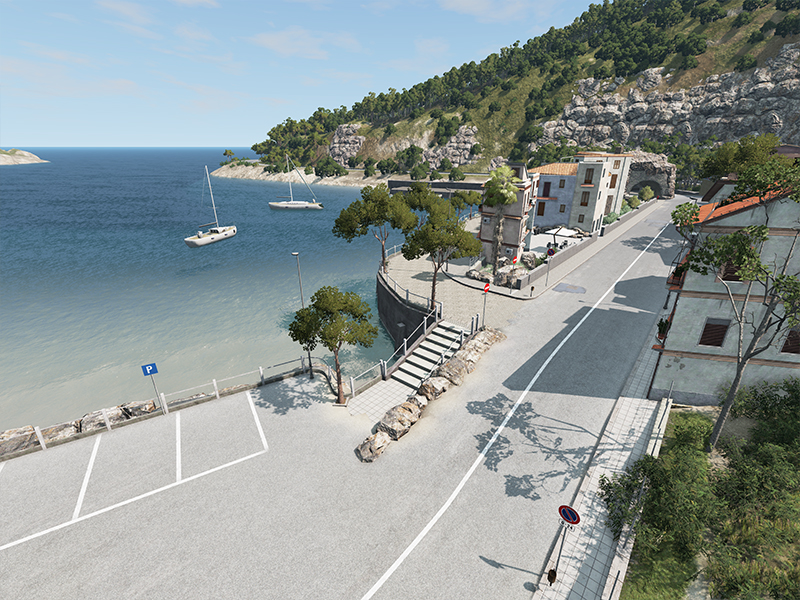 МОД Карта Italy Mansion v2.0 (0.36.x) ДЛЯ BEAMNG.DRIVE