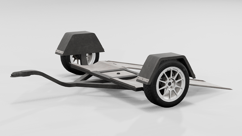 МОД DSC Dolly Trailer v1.0 (0.36.x) ДЛЯ BEAMNG.DRIVE