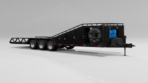 МОД Baja Crew 30ft Raised Deck Trailer v1.0 (0.36.x) ДЛЯ BEAMNG.DRIVE