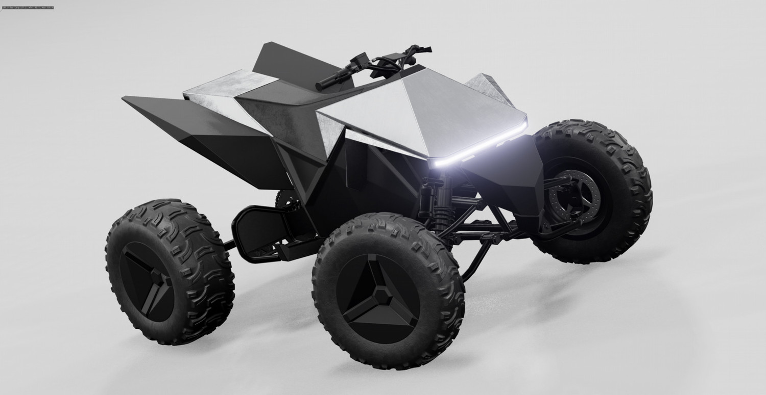 МОД Tesla Cyberquad v1.0 (0.36.x) ДЛЯ BEAMNG.DRIVE