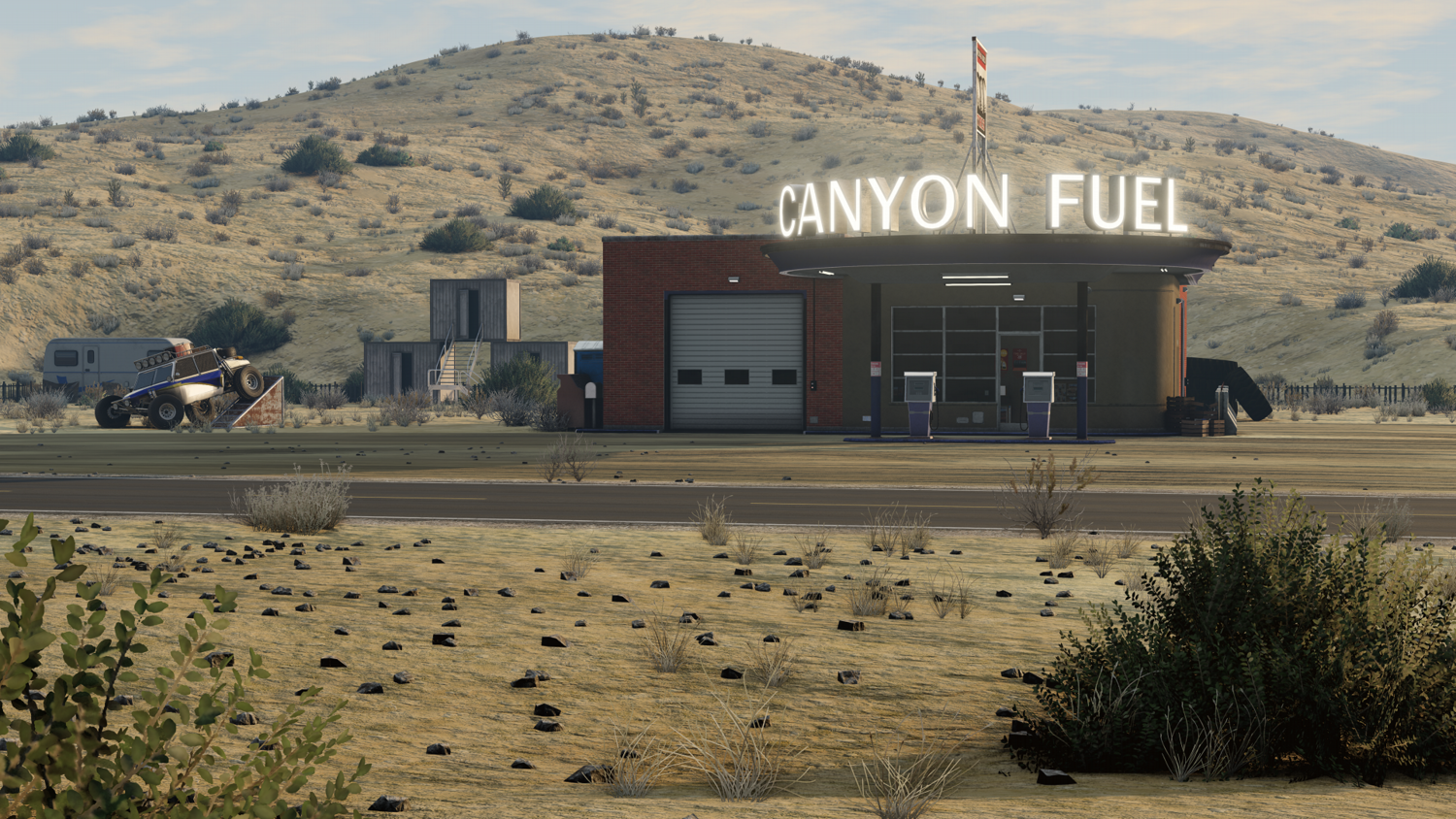МОД Карта Canyon Wash v1.0 (0.36.x) ДЛЯ BEAMNG.DRIVE
