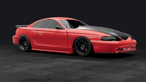 МОД Ford Mustang (SN95) v1.0 (0.36.x) ДЛЯ BEAMNG.DRIVE