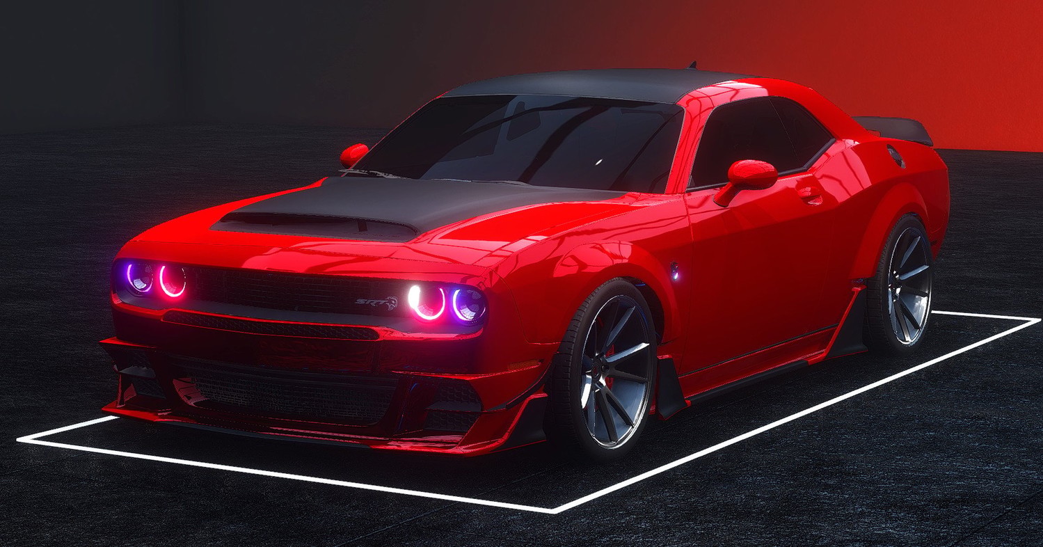 МОД Dodge Challenger Custom (Redline Mods) v1.0 (0.36.x) ДЛЯ BEAMNG.DRIVE
