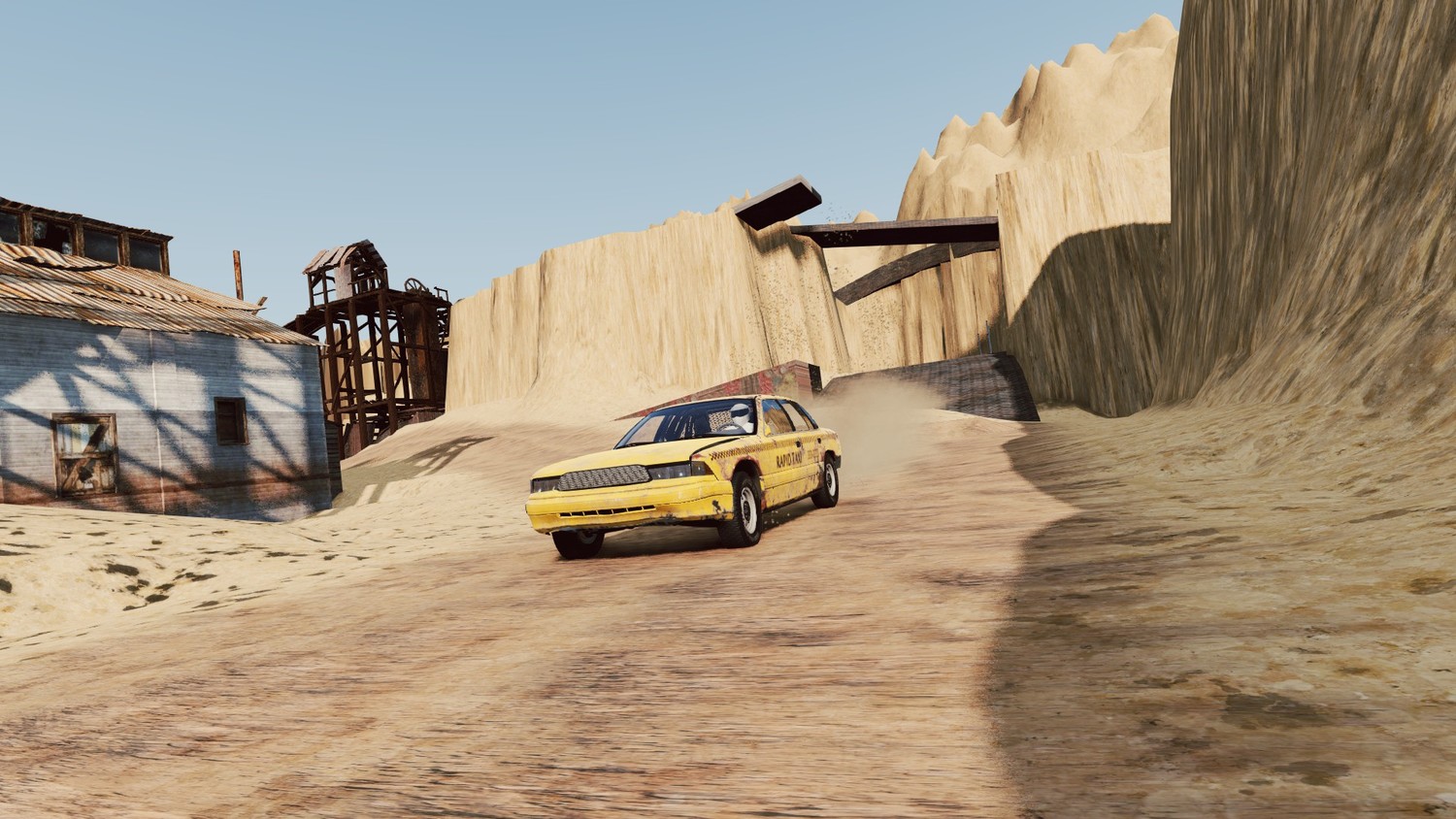 МОД Карта Dune Burn v1.01 (0.36.x) ДЛЯ BEAMNG.DRIVE