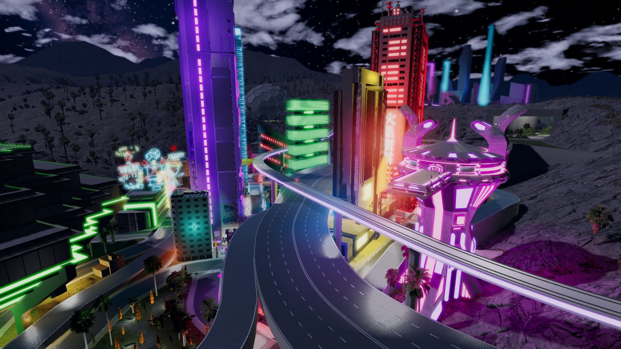 Мод Карта Cyberpunk v1.3.5 (0.36.x) ДЛЯ BEAMNG.DRIVE