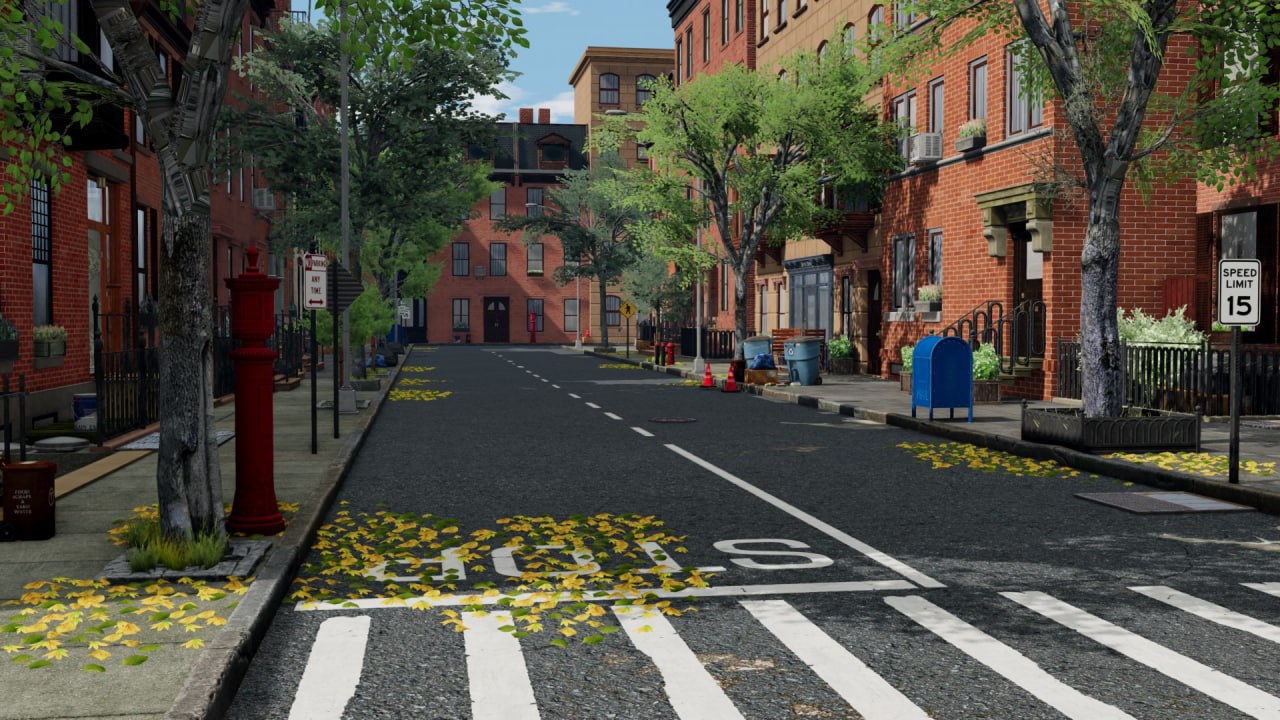 МОД Карта New York Neighbourhood Streets v1.0 (0.36.x) ДЛЯ BEAMNG.DRIVE