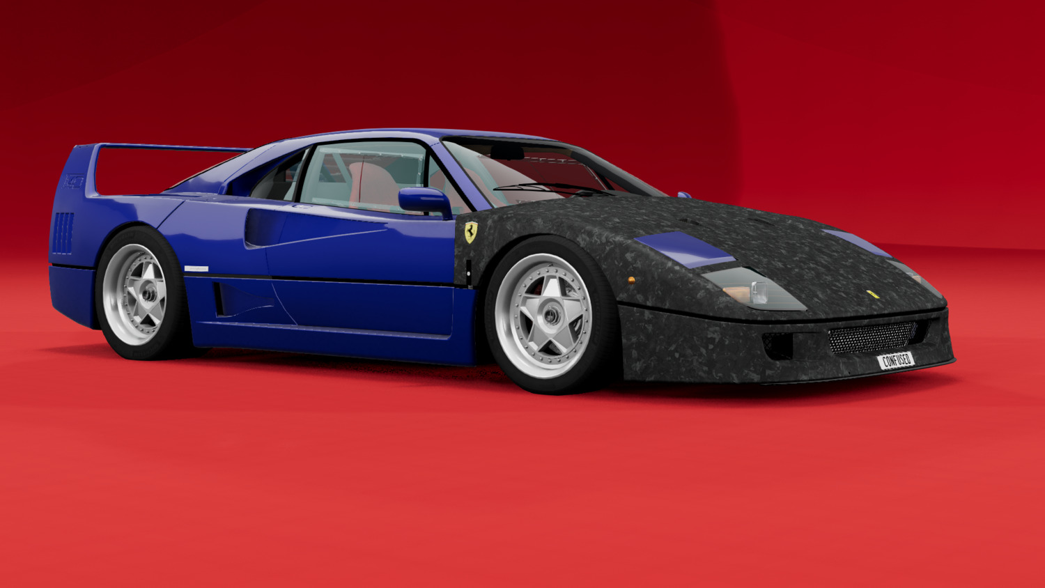 МОД Ferrari F40 (Confused) v1.0 (0.36.x) ДЛЯ BEAMNG.DRIVE