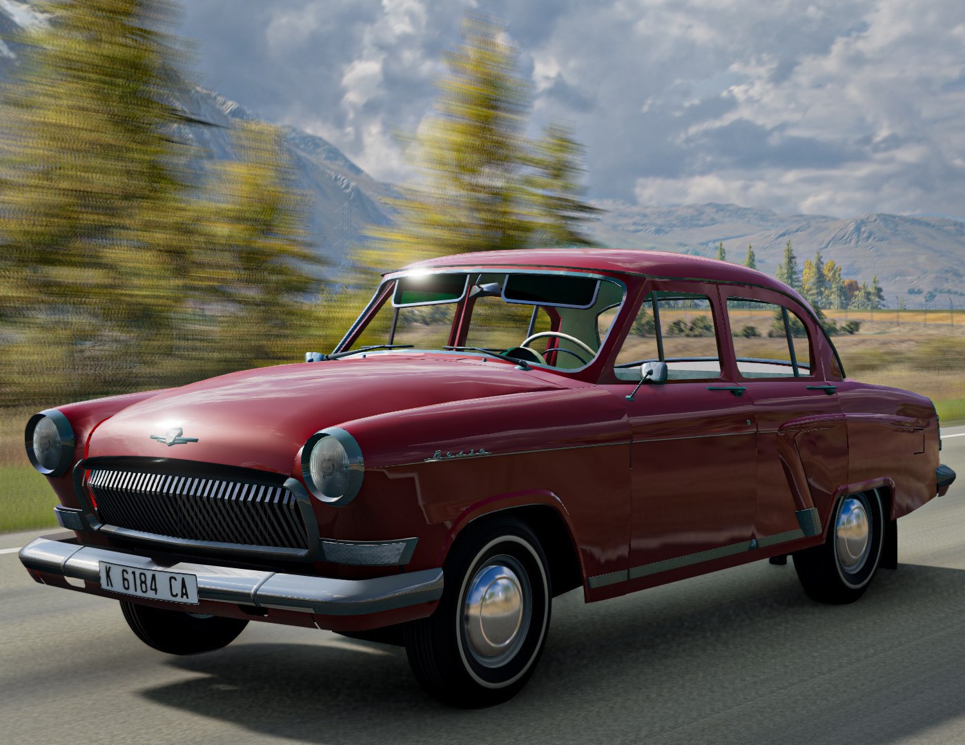 МОД GAZ 21 fix (0.36.x) ДЛЯ BEAMNG.DRIVE