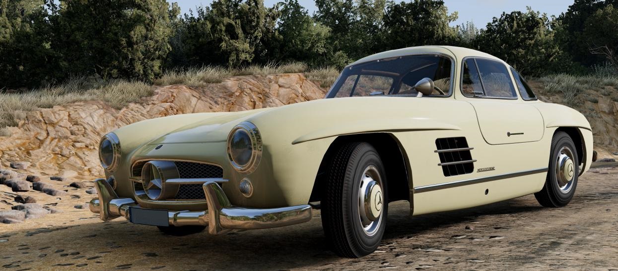 МОД Mercedes-Benz 300 SL (1969-1971) v1.1 (0.36.x) ДЛЯ BEAMNG.DRIVE