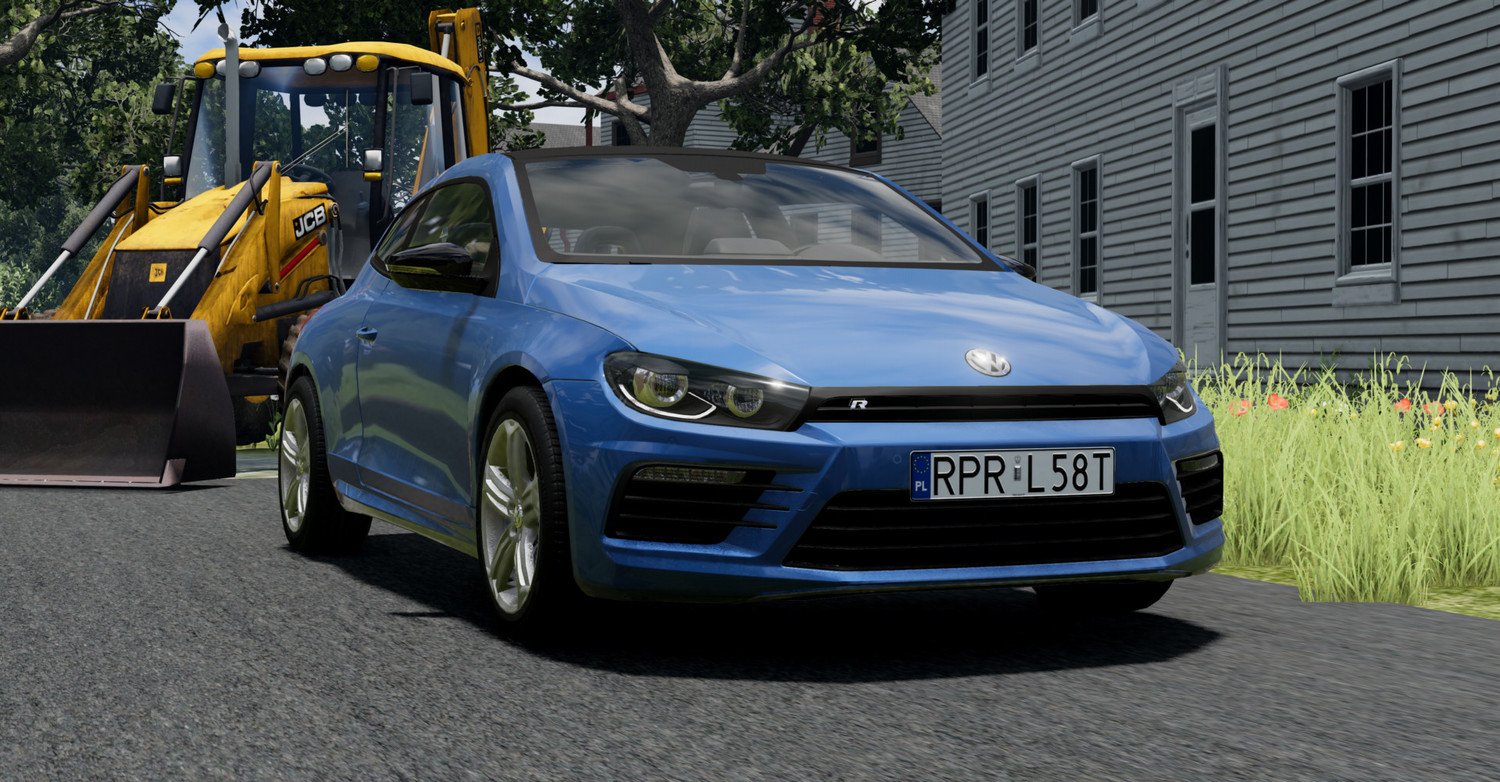 МОД Volkswagen Scirocco 2008-2017 v2.0 (0.36.x) ДЛЯ BEAMNG.DRIVE