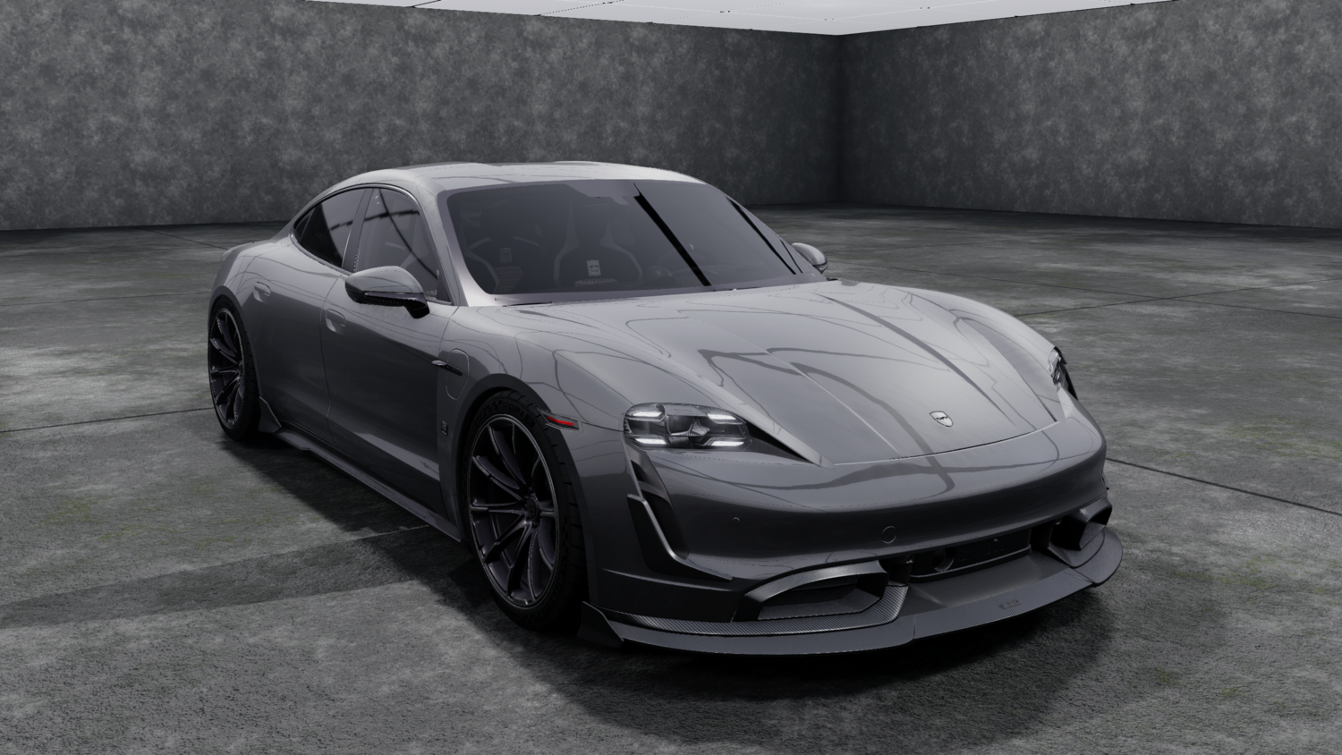 МОД Porsche Taycan v2.0 (0.36.x) ДЛЯ BEAMNG.DRIVE