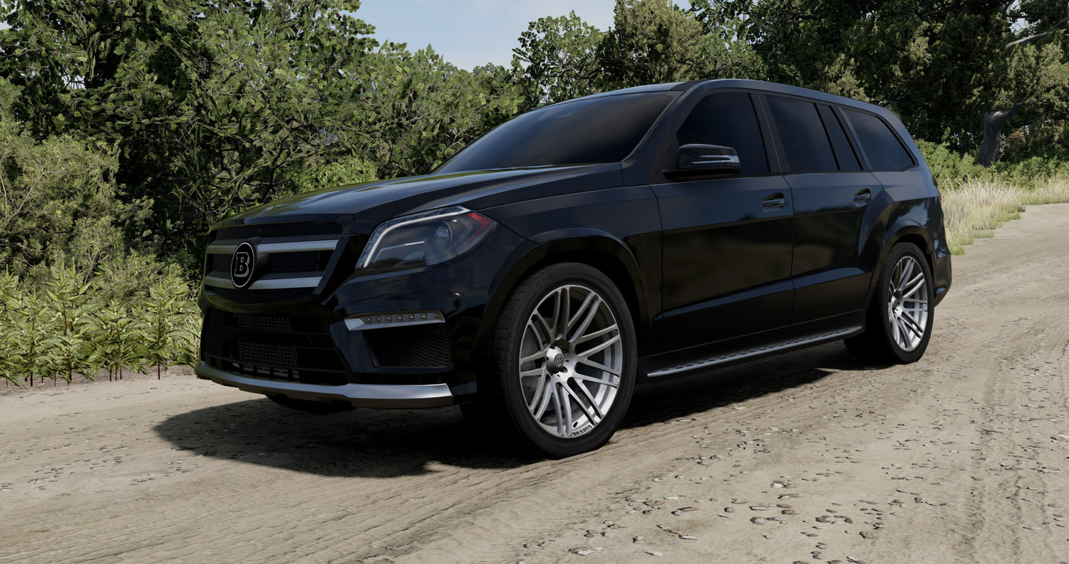МОД Mercedes-Benz GL-Class v1.0 (0.36.x) ДЛЯ BEAMNG.DRIVE