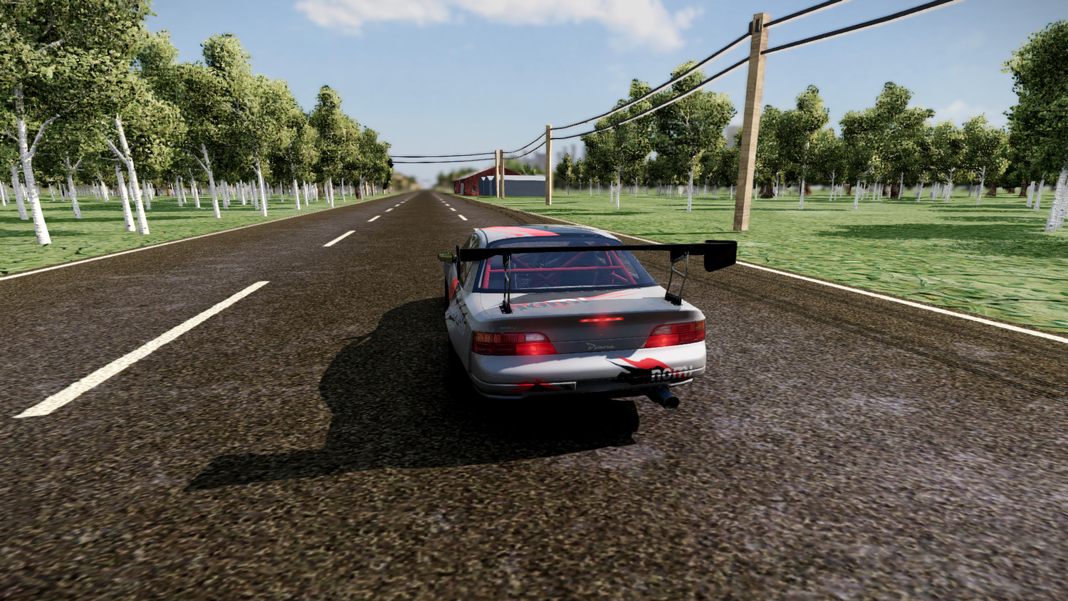 МОД Карта Straightline Track v2.0 (0.37.x) ДЛЯ BEAMNG.DRIVE