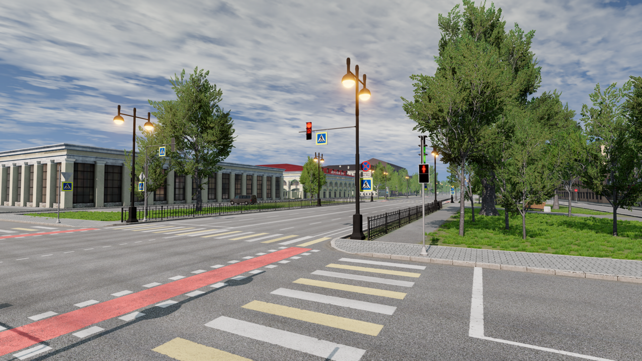 МОД Карта "Васильевский Остров СПб" v1.1.1 (0.37.x) ДЛЯ BEAMNG.DRIVE