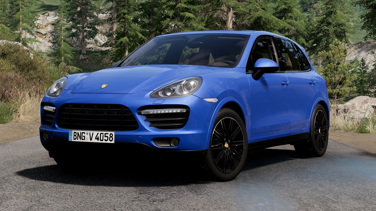 МОД Porsche Cayenne II v1.0 (0.37.x) ДЛЯ BEAMNG.DRIVE