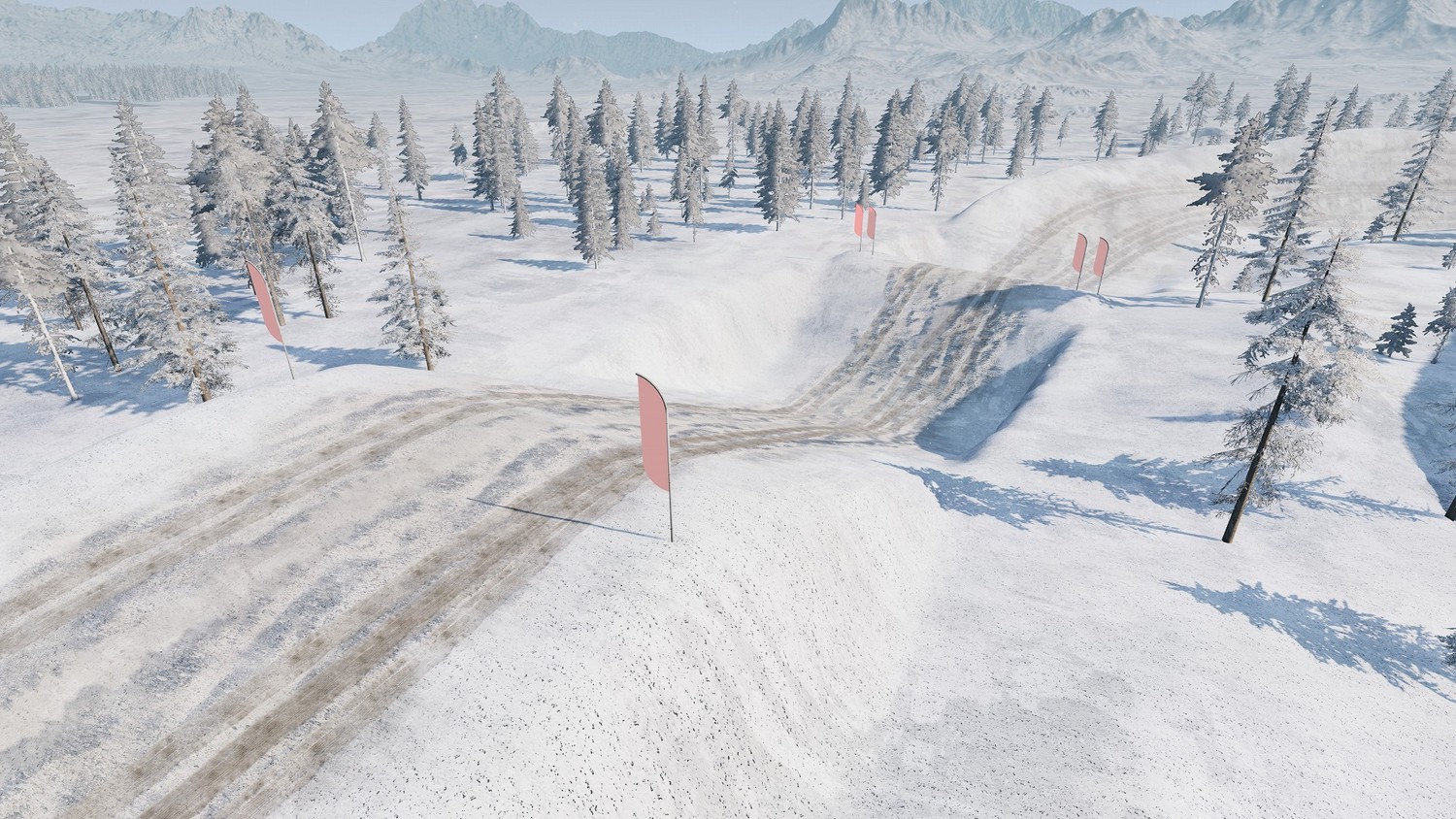 МОД Карта Snowtrax v1.1 (0.37.x) ДЛЯ BEAMNG.DRIVE