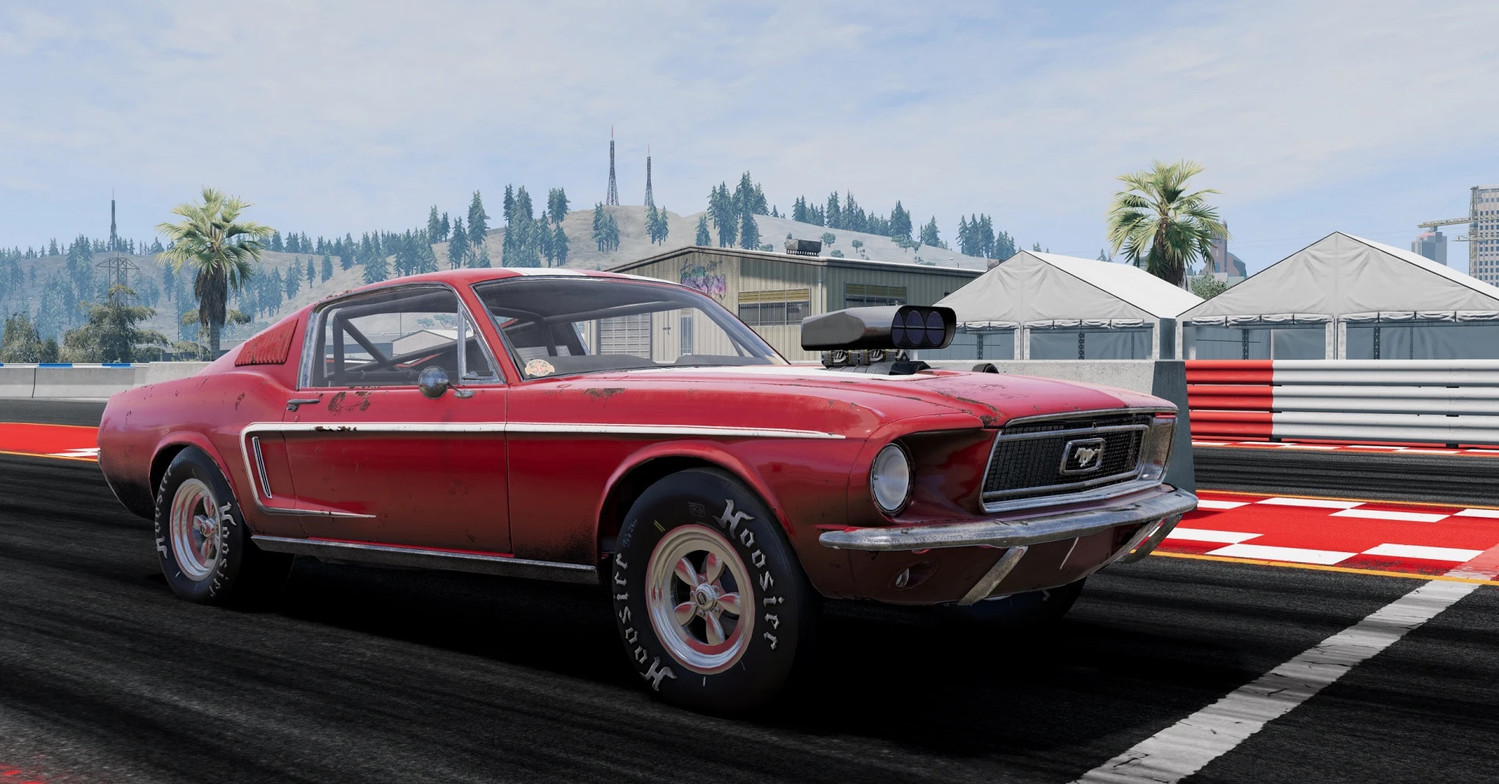МОД Ford Mustang 1967 v2.0 (0.36.x) ДЛЯ BEAMNG.DRIVE
