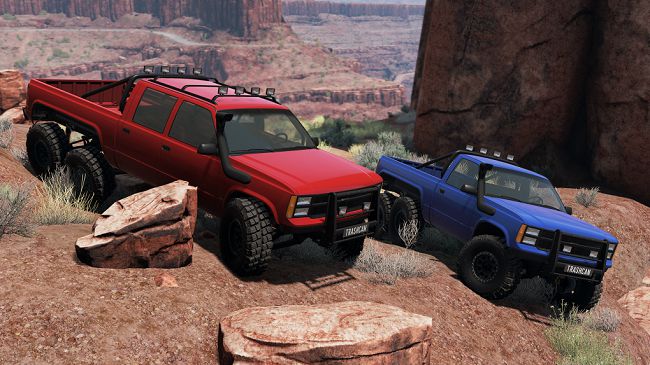 МОД 6x6 D-Series v1.8 (0.37.x) ДЛЯ BEAMNG.DRIVE