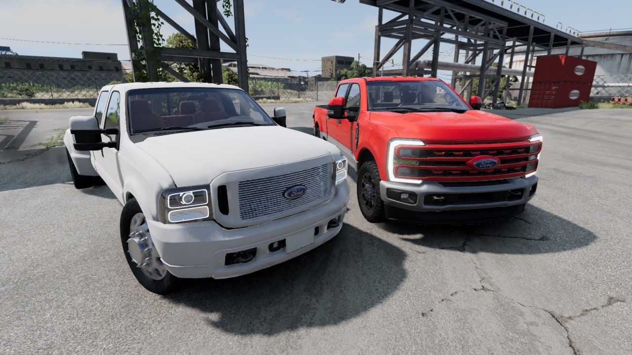 МОД Ford F-350 Superduty BigPack v1.0 (0.37.x) ДЛЯ BEAMNG.DRIVE