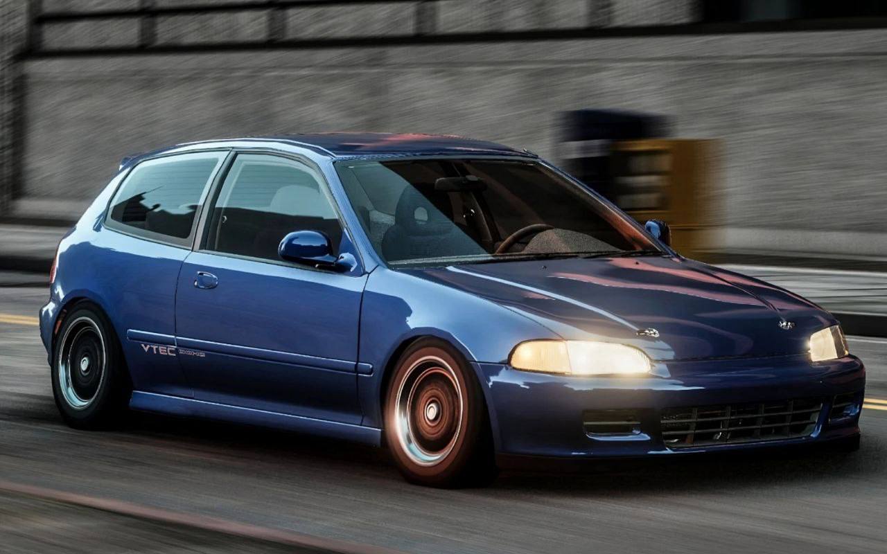 МОД Honda Civic EG6 RLA v1.4 (0.36.x) ДЛЯ BEAMNG.DRIVE