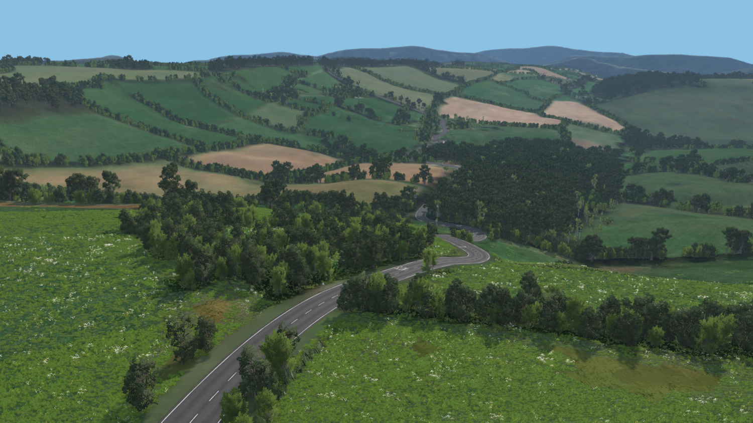 МОД Карта Somerset, UK v1.7 (0.37.x) ДЛЯ BEAMNG.DRIVE