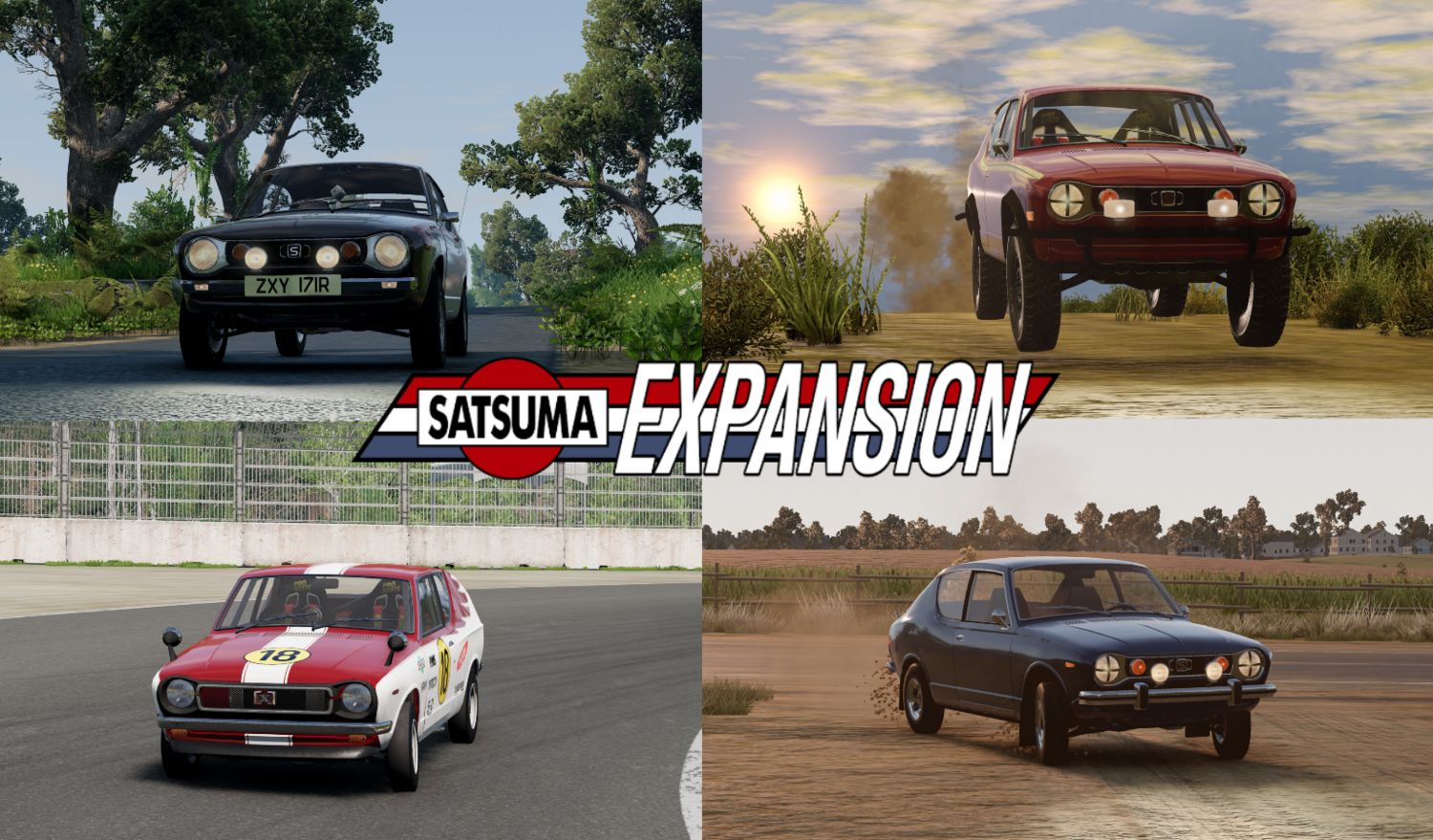 МОД Satsuma AMP/ GL / GT + Expansion v0.91.1 (0.37.x) ДЛЯ BEAMNG.DRIVE