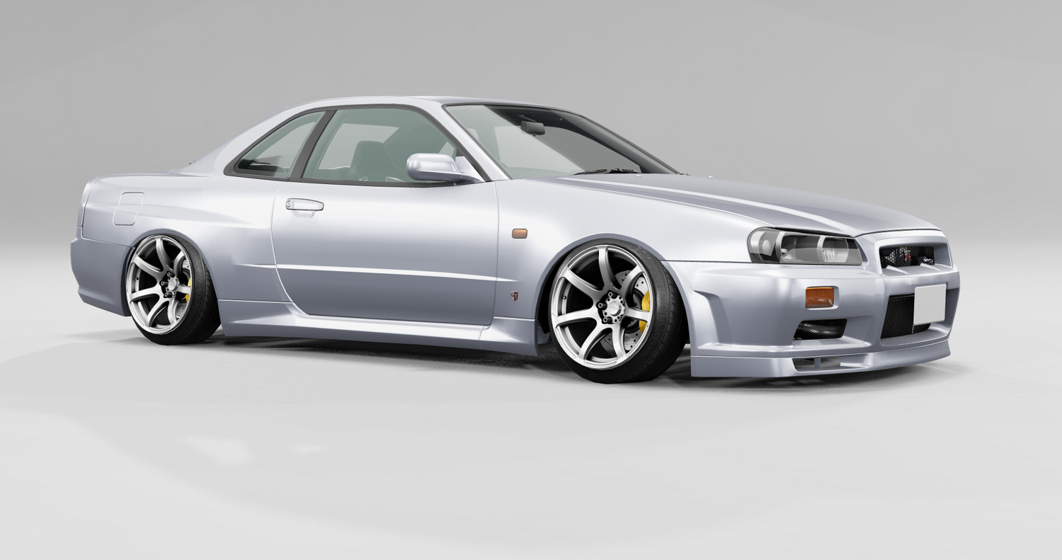 МОД Nissan Skyline R34 rework (0.36.x) ДЛЯ BEAMNG.DRIVE