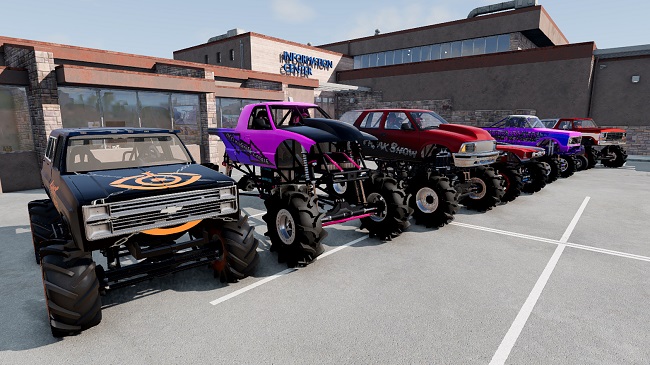 МОД Monster Truck Pack v1.0 (0.37.x) ДЛЯ BEAMNG.DRIVE