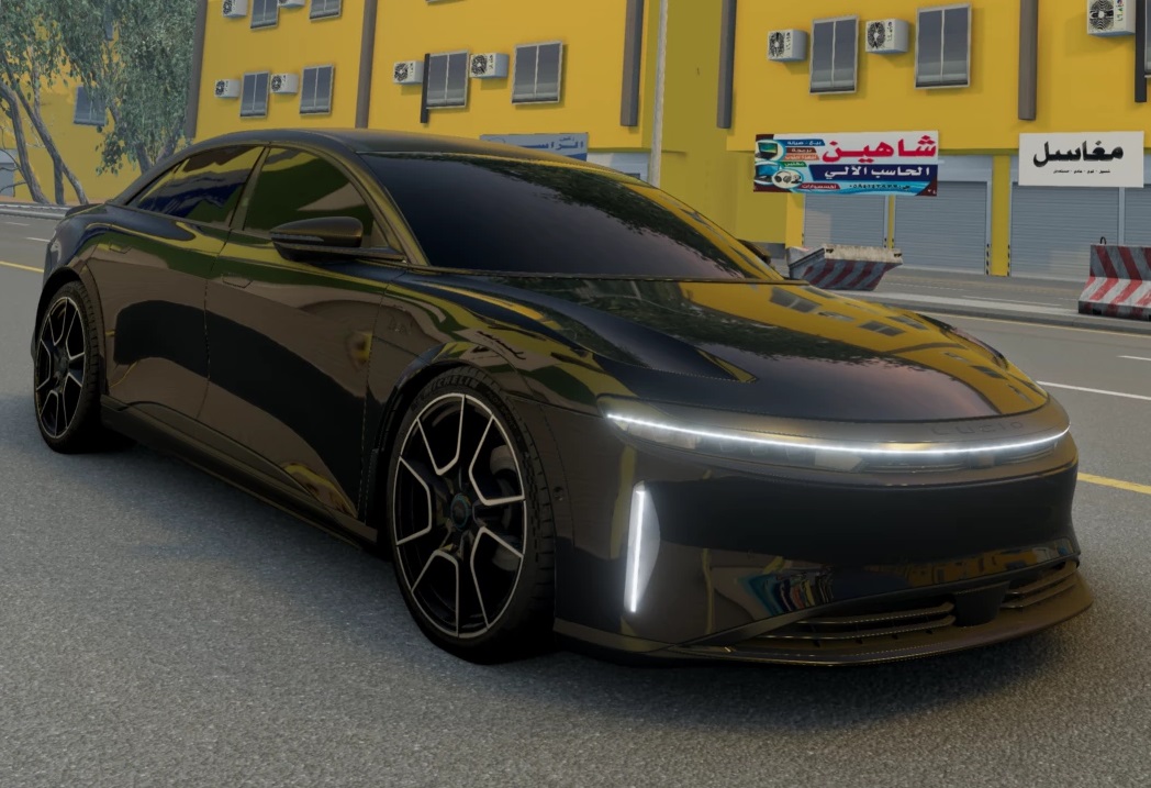МОД Lucid Air Saphire v1.0 (0.37.x) ДЛЯ BEAMNG.DRIVE