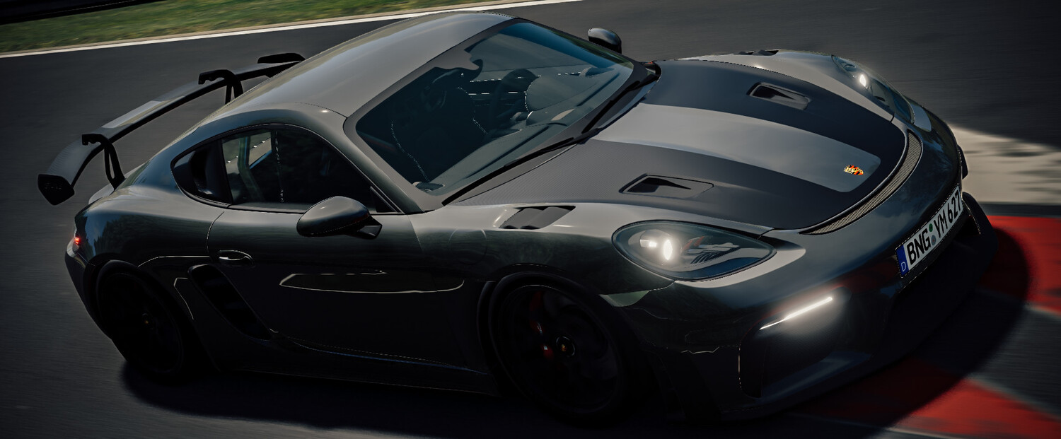 МОД Porsche Cayman v1.9 (0.37.x) ДЛЯ BEAMNG.DRIVE