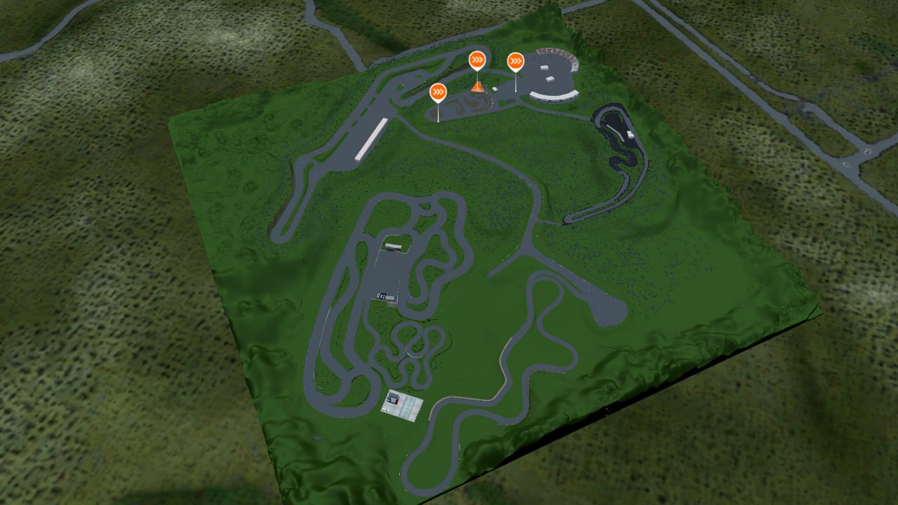 МОД Карта Drift Compound (TLDC) v1.4.1 (0.37.x) ДЛЯ BEAMNG.DRIVE