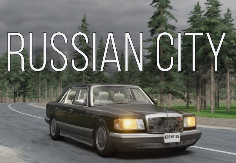 МОД Карта Russian City v2.1 (0.37.x) ДЛЯ BEAMNG.DRIVE