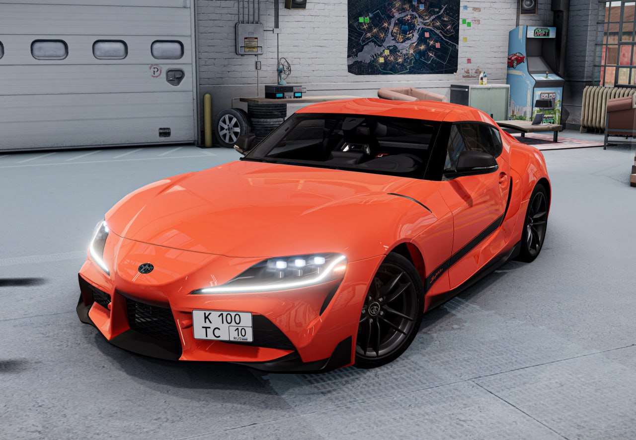 МОД Toyota Supra A90 (RLA) v2.4 (0.37.x) ДЛЯ BEAMNG.DRIVE
