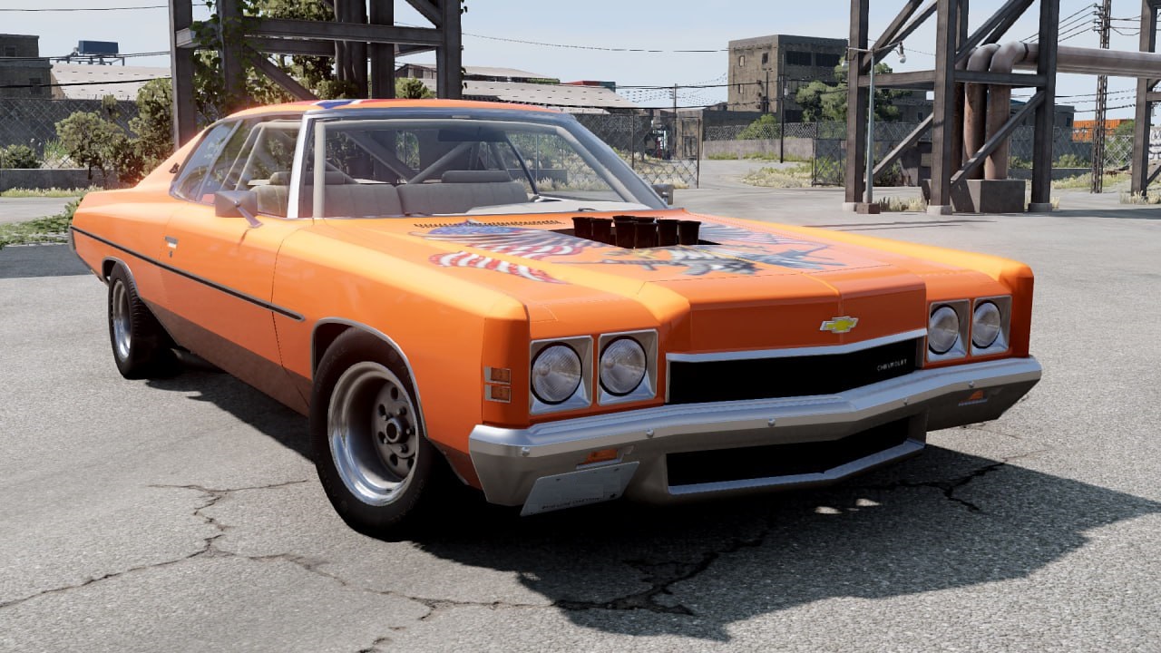 МОД Chevrolet Impala 1972 v1.0 (0.37.x) ДЛЯ BEAMNG.DRIVE