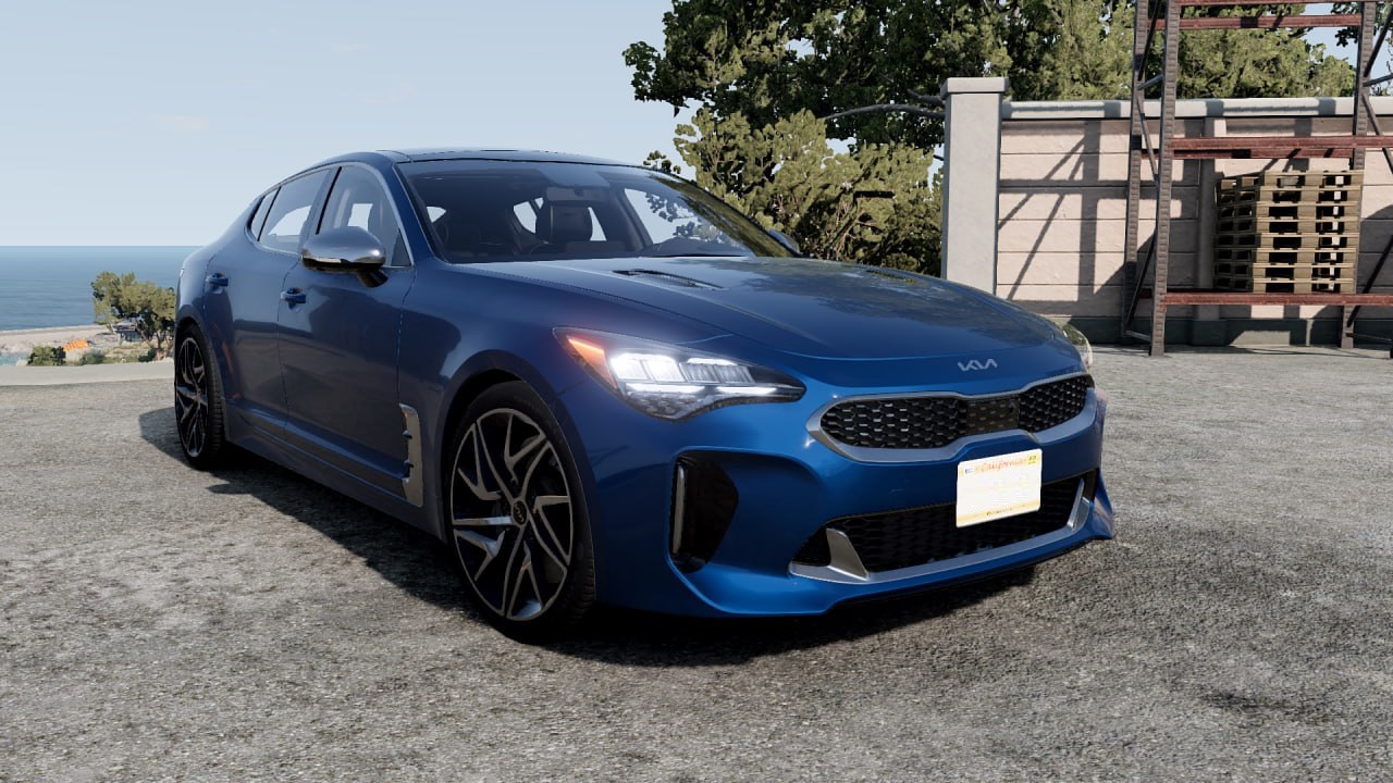 МОД Kia Stinger (NMG) v1.0 (0.37.x) ДЛЯ BEAMNG.DRIVE