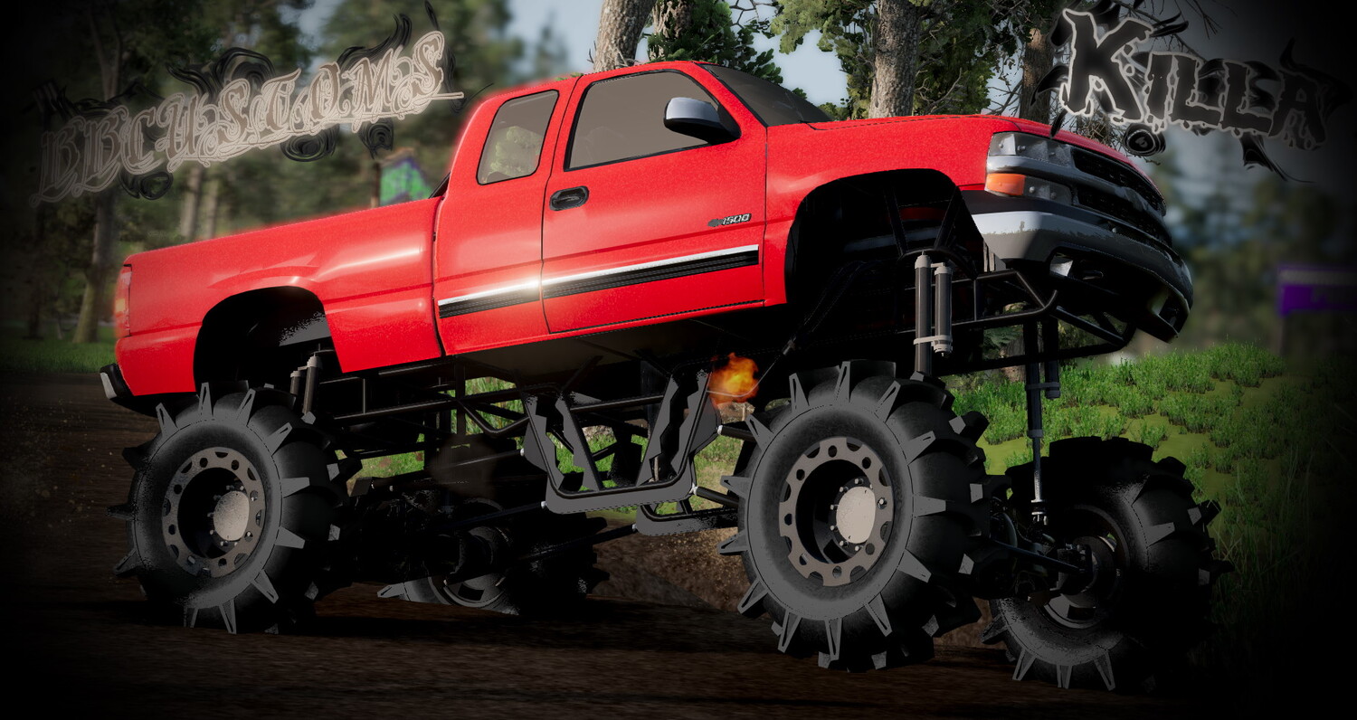 МОД Killa Mega Truck (BBCUSTOMS) v1.5 (0.37.x) ДЛЯ BEAMNG.DRIVE