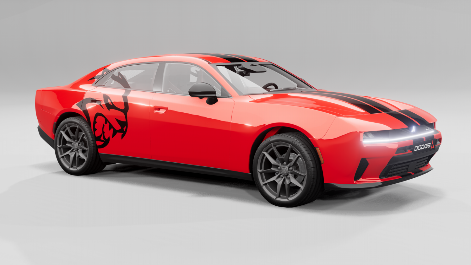 МОД Dodge Charger EV v1.0 (0.37.x) ДЛЯ BEAMNG.DRIVE