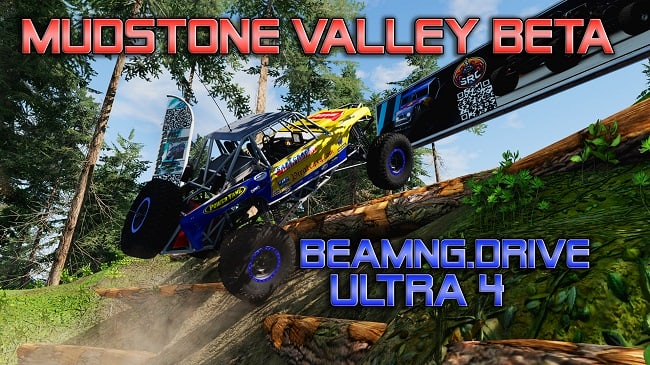 МОД Карта Mudstone Valley Ultra 4 v1.82 (0.37.x) ДЛЯ BEAMNG.DRIVE