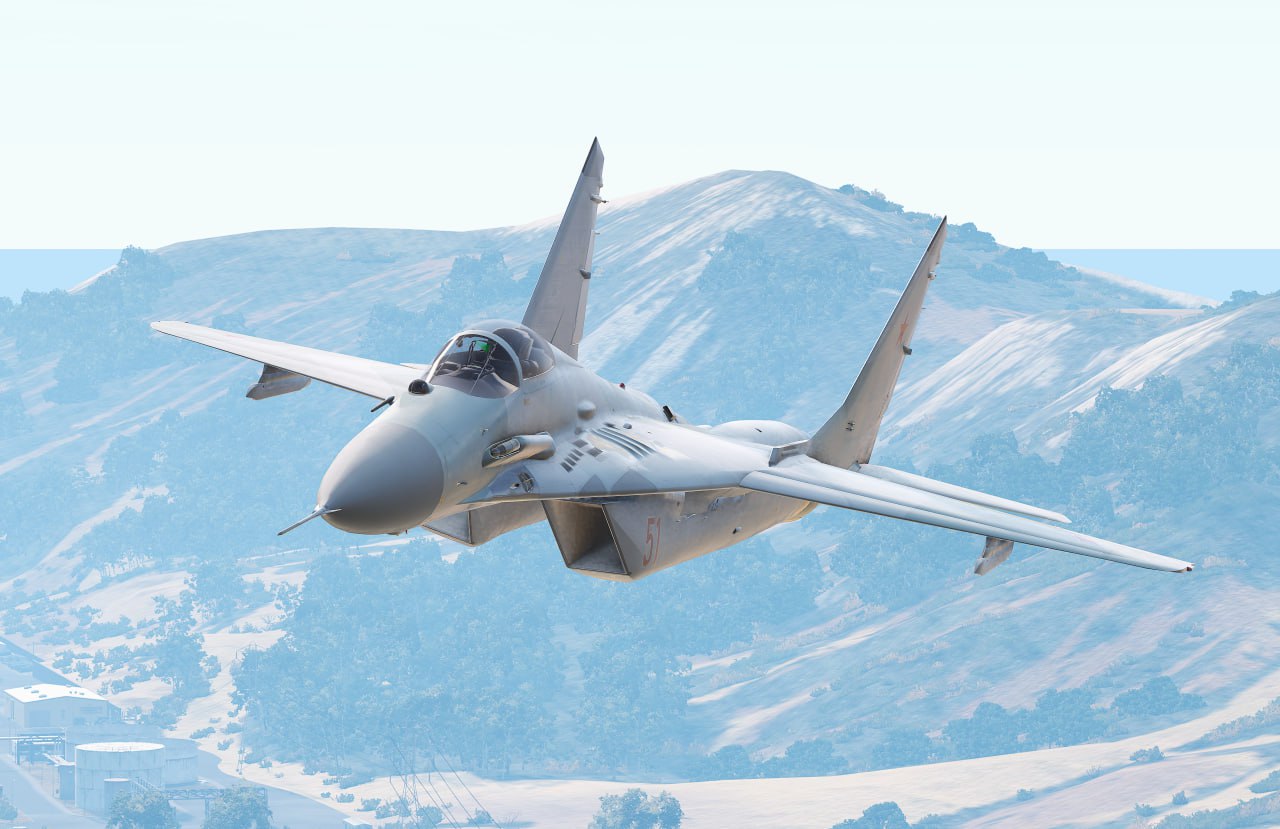 МОД МиГ-29 "Fulcrum" v1.0 (0.37.x) ДЛЯ BEAMNG.DRIVE